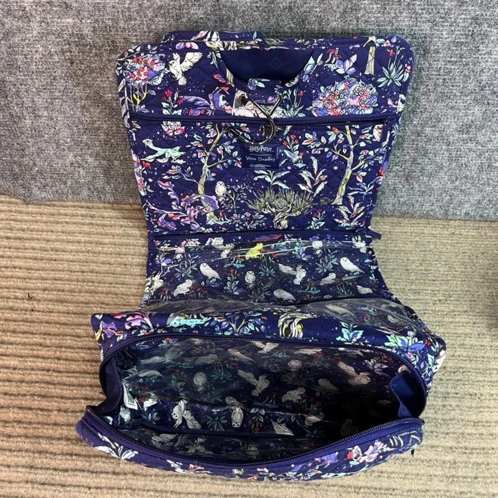 Vera Bradley Harry Potter Forbidden Forest Hanging Travel Organizer Quilted Bag